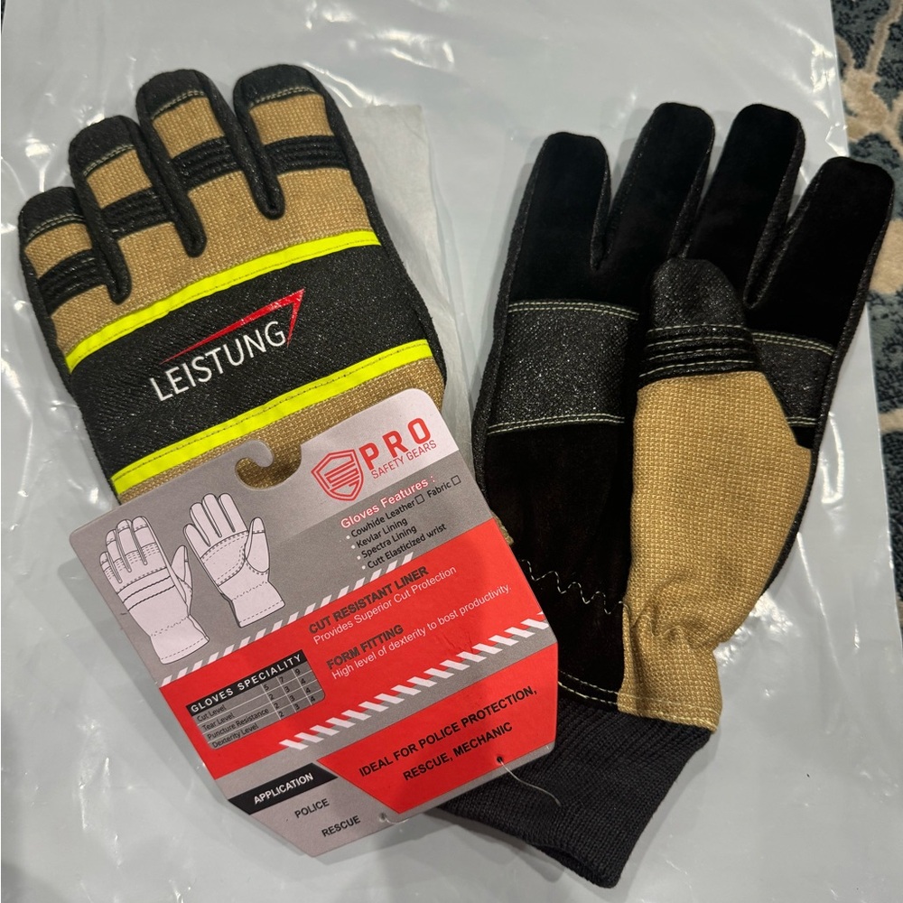 New police rescue gloveses large